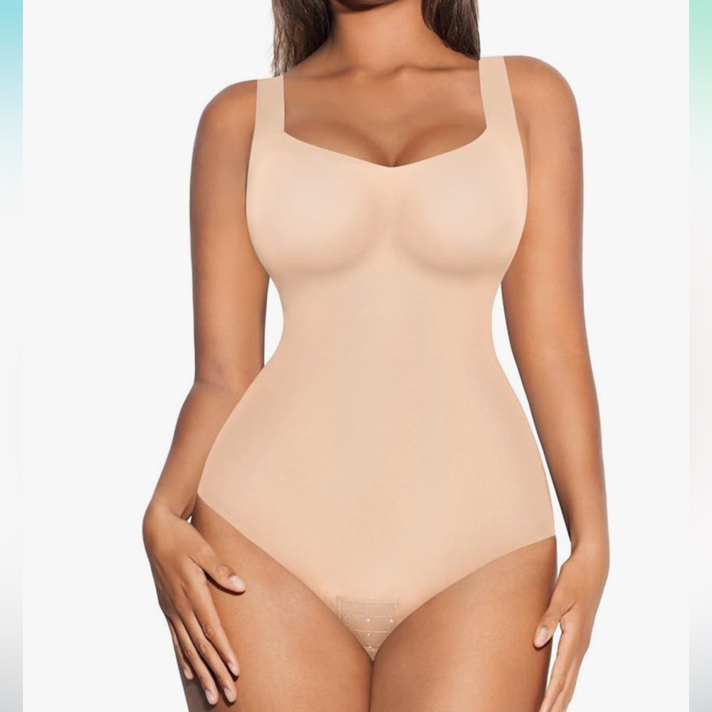 Square Neck Bodysuit  Tummy Control 3 IN 1
Sleeveless Tank Tops Body Suit